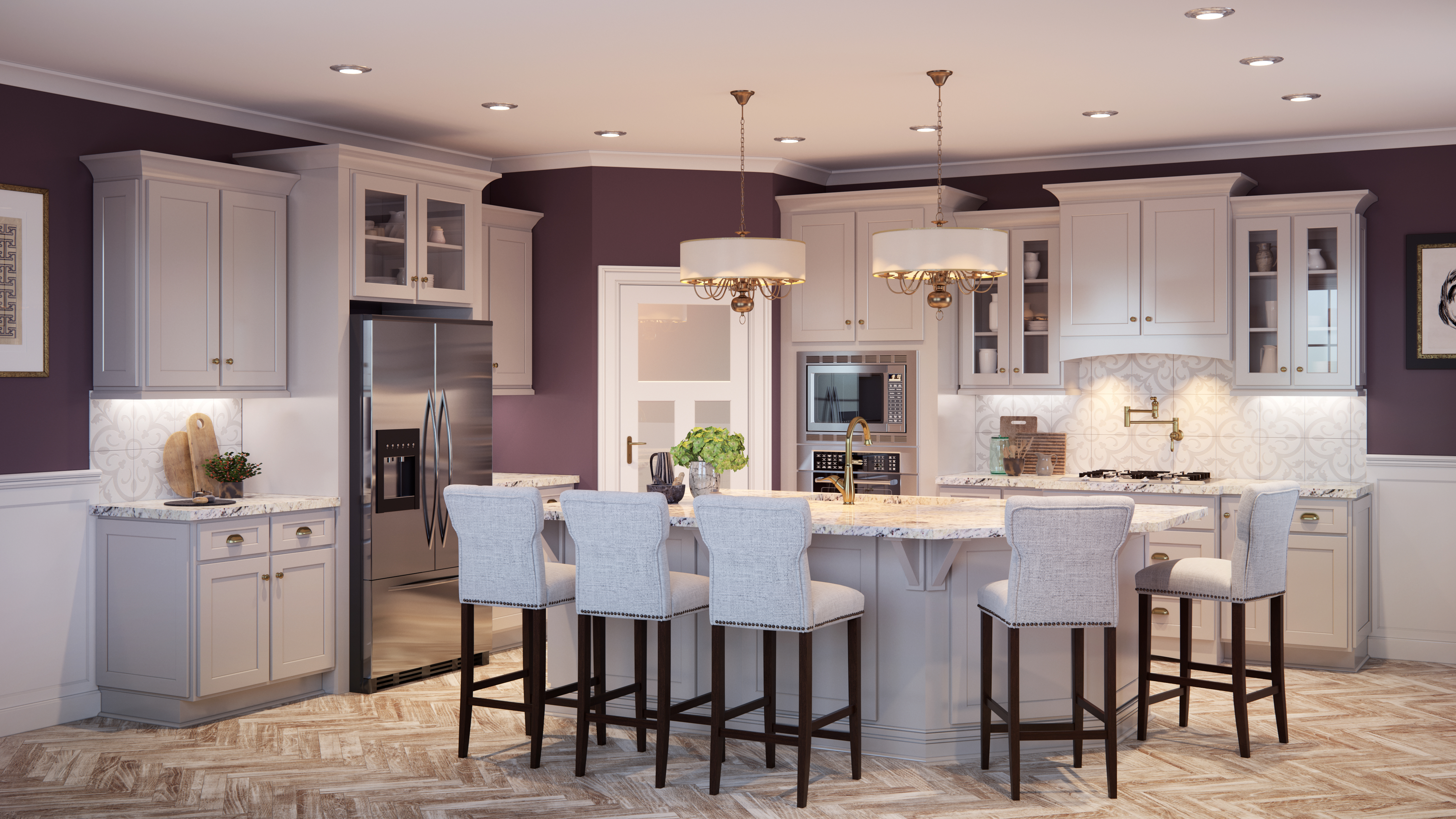 Shaker Dove kitchen preview
