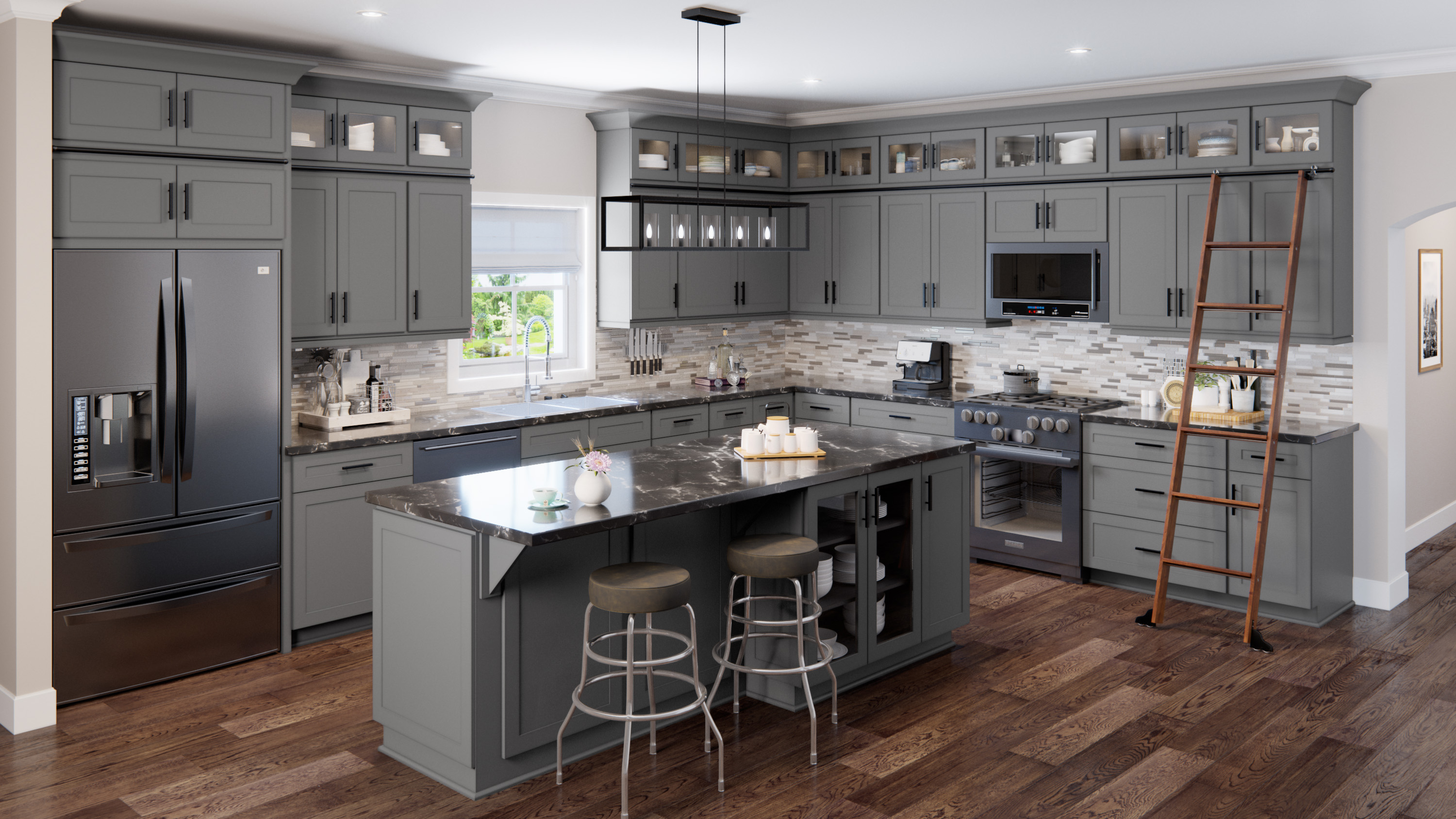 Shaker Grey kitchen preview