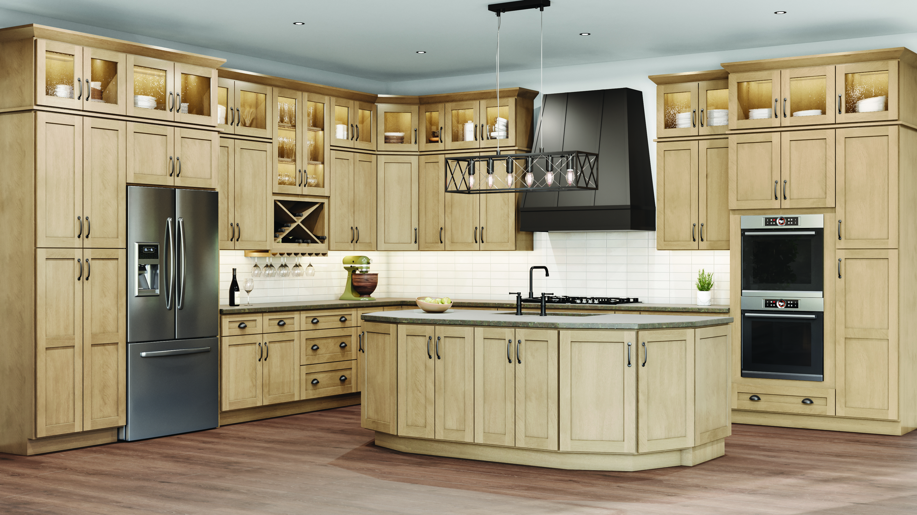 Shaker Honey kitchen preview