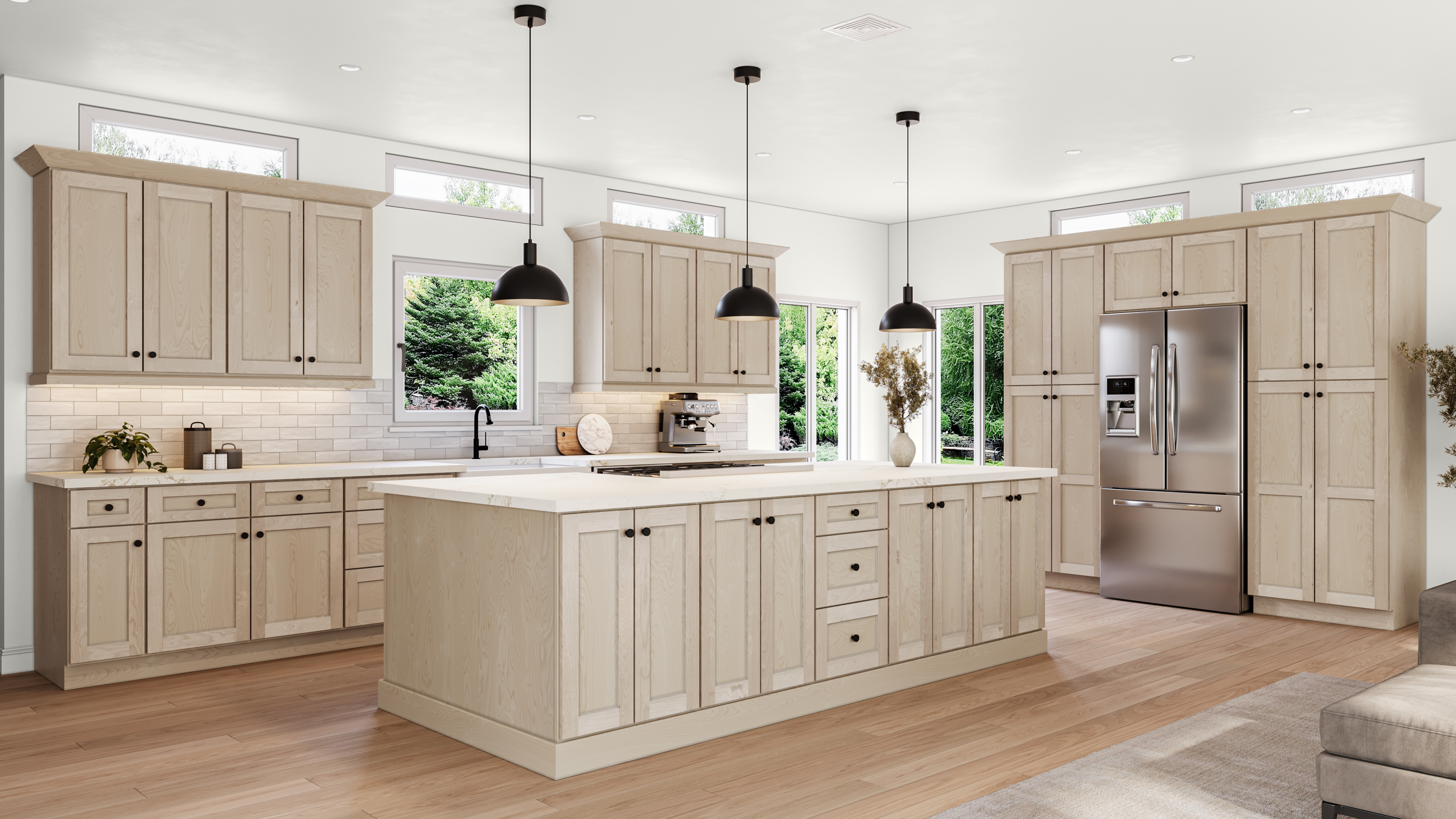 Shaker Unfinished kitchen preview