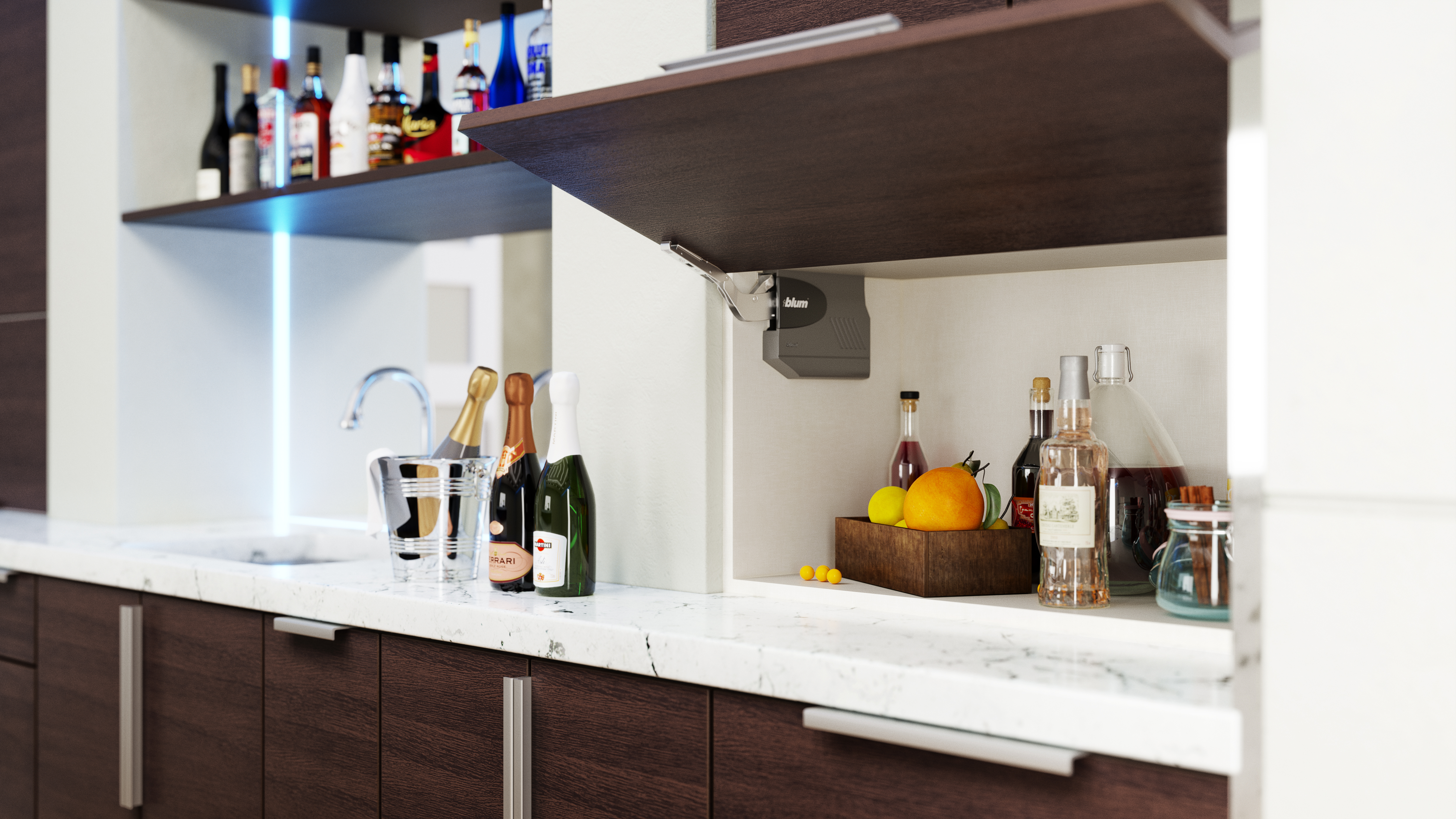Torino Dark Wood kitchen preview